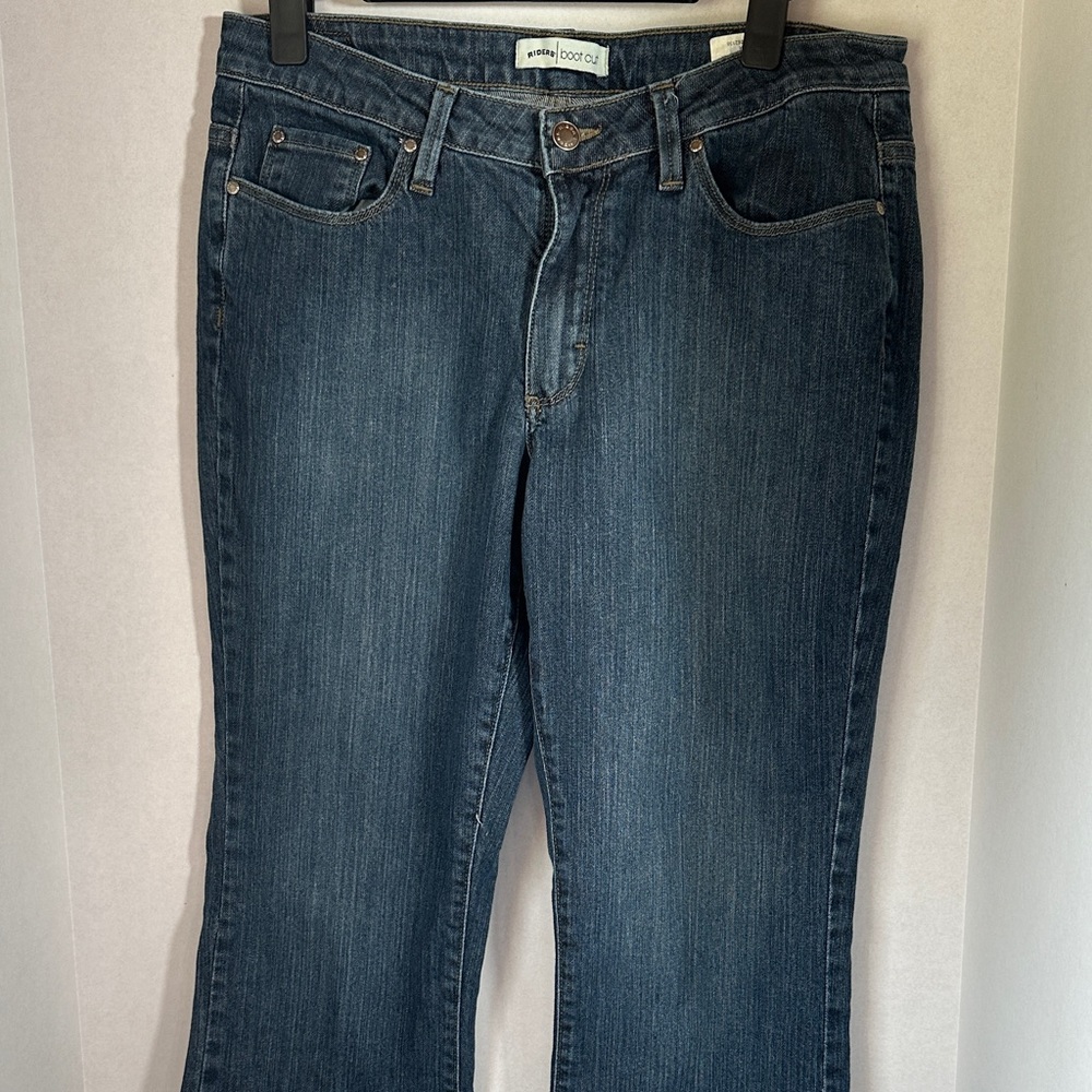 Riders bootcut blue jeans size 12p petite
